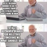 Hide the pain her old and the gospel