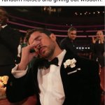 This better not blow up | How it feels watching a well thought of meme get less views and upvotes than a gif of a dog making random noises and giving out wisdom: | image tagged in bad bunny grammy wtf | made w/ Imgflip meme maker