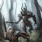 DND girl running away