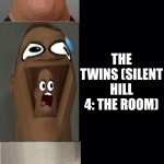 Mr Incredible becoming scared - video game enemies | Encountering enemies in video games based on how scary they are:; Gangsters and mafiosos (GTA, Mafia, Saints Row, etc.); Combine soldiers (Half-Life); Creepers (Minecraft); Zombies (e.g, Left 4 Dead, Resident Evil); The Twins (Silent Hill 4: The Room); Headcrabs (Half Life); Poison Headcrabs (Half-Life 2, Episode One/Two and Half-Life: Alyx); Zombie Headcrabs (Half-Life); The Flood (Halo) | image tagged in mr incredible becoming scared | made w/ Imgflip meme maker