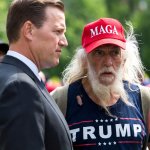 Regular businessman vs. MAGA scumbag elderly Trump