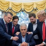 Jeffrey Epstein Donald Trump Prayer Circle meme