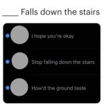 Fall stairs