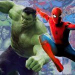 Spiderman and hulk