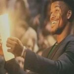 Jimmy Butler paper rejoice lucky happy relieved exalt