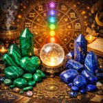 malachite and lapis lazuli