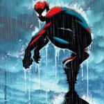 Spider-man in rain
