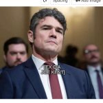 Ex CIA chief  Joe Kent template