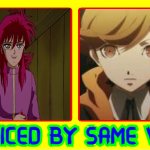 same voice actor | image tagged in jodi benson,anime,same voice actor,persona 3,yu yu,bisexual | made w/ Imgflip meme maker