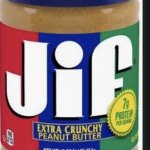 JIF PEANUT BUTTER