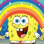 spongebob rainbow hd
