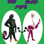 Jett Fillmore and Olivia Burke (GOAT) Body Swap Meme | image tagged in body swap blank meme,jett fillmore,olivia burke,goat movie,body swap,memes | made w/ Imgflip meme maker