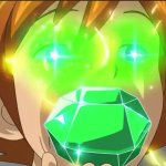 Chris eating a chaos emreald meme