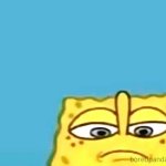Disappointed threatening spongebob