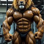 giga chad lion