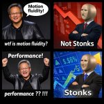 make a 4 stage image, 1st top left corner jensen huang small IP