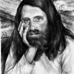 Jesus giving up / After Passion of Christ