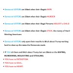 Democrats are silent meme