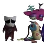 Sad Gangle and sad Zooble