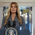 melania white house podium