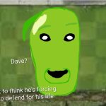 Avatar Guy Staring Meme PvZ/Plants vs Zombies Peashooter