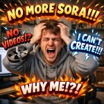 No! I have no more Sora video gens! I am not enable to generate