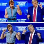 Trump is the Chuck Norris of presidents meme