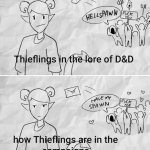 Tieflings in lore vs in campaign