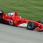 Ferrari F2004: Driven By: Michael Schumacher, Most Dominating F1 Car Ever | image tagged in ferrari f2004,f1,2000s,formula 1 | made w/ Imgflip meme maker
