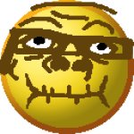 Soyjak tasting something sour emoji