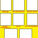Curious George Cast Meme (blank)