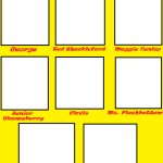 Curious George Cast Meme (blank)