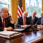 Trump phones oil executives