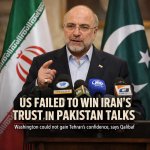 US failed to win Iran’s trust during Pakistan talks: Parliament