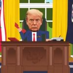 angry trump south park