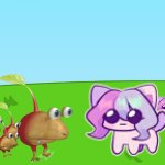 Bulbmin X Cat Sashleys | image tagged in background,memes,bulbmin,cat sashley,sashley,cat | made w/ Imgflip meme maker