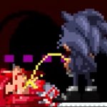 Sonic.exe pissing on Knuckles template