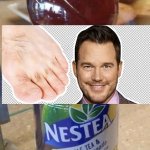 Chris toes and nestea