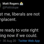 Liberals are not complacent