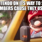 nintendo being laughable | Nintendo on its way to sue all plumbers cause they use pipes | image tagged in super mario bros movie,law,copyright | made w/ Imgflip meme maker