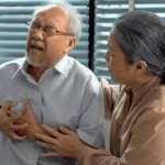 Asian Man Heart Attack with Asian Woman