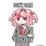 don't care didn't ask