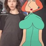 TikToker and Lois griffin