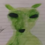 funny alien cat