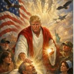 Trump jesus template