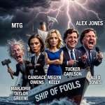 Tucker Qatarlson and the ship of fools