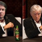 Brett Kavanaugh and Trump most interesting men meme