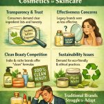 Perfume and cosmetics companies face significant long-term chall