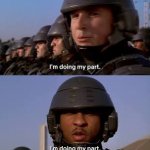 We’re Doing Our Part