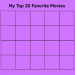 Top 20 Favorite Movies
